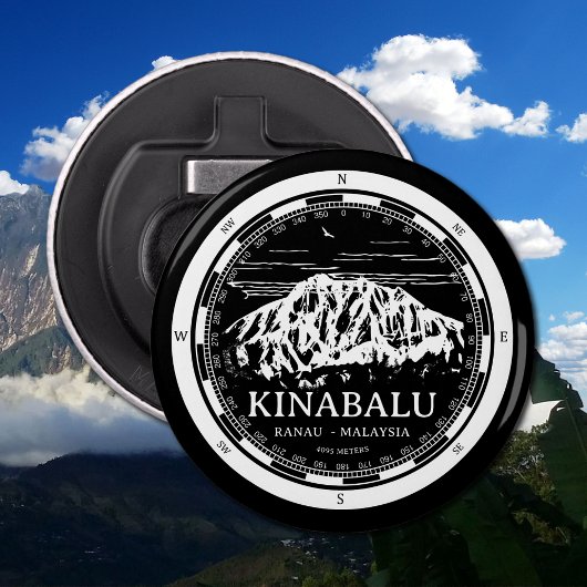 Décapsuleur Mont Kinabalu - Ranau Malaisie Sabah Illustration