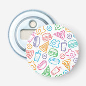 Décapsuleur Motif 2 d'aliments de préparation rapide (Devant)