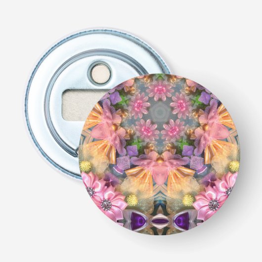 Décapsuleur Motif 3D Pastel Bling ~ (Devant)