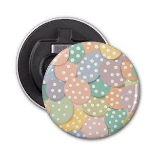 Décapsuleur Motif à points Polka sans couleur pastel