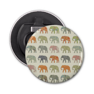 Décapsuleur Motif animal coloré éléphant
