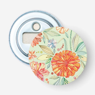 Décapsuleur Motif avec des asters