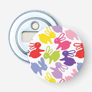 Décapsuleur motif avec des lapins de Pâques