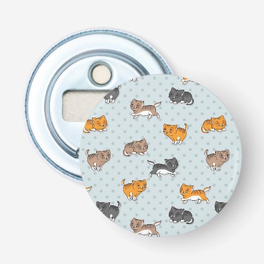 Décapsuleur motif avec les chats drôles (Devant)