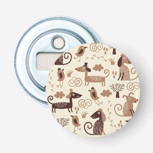 Décapsuleur motif avec les chiens mignons