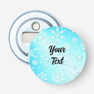 Décapsuleur Motif Crystal Snowflakes