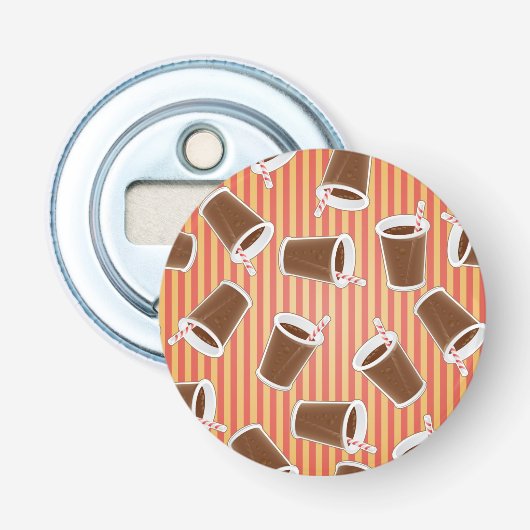 Décapsuleur Motif d'aliments de préparation rapide (Devant)