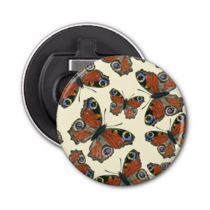 Décapsuleur Motif d'aquarelle papillons