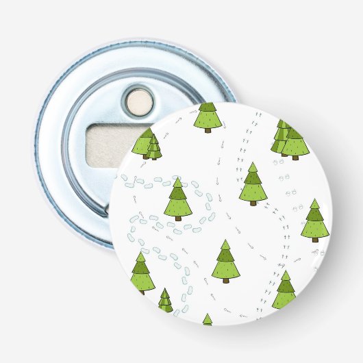 Décapsuleur motif d'arbre de Noël (Devant)
