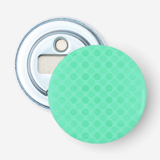 Décapsuleur Motif de cercles verts rétrogrades (Devant)