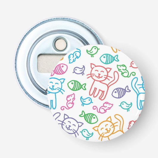 Décapsuleur motif de chat (Devant)