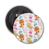 Décapsuleur Motif De Chats, Chats Mignons, Kitty, Chatons, Paw (Devant)