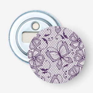 Décapsuleur Motif de dentelle avec des papillons