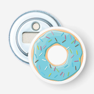 Décapsuleur Motif de Donuts Colorés Rétro pour une Fête Amusan