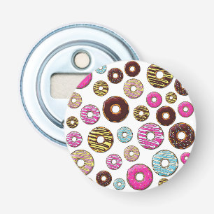 Décapsuleur Motif De Donuts, Donuts Colorés, Saupoudrages