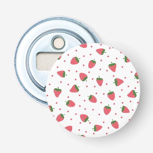 Décapsuleur Motif de fraises (Devant)