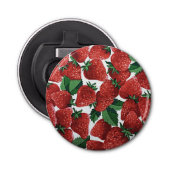 Décapsuleur Motif de fraises et de crème (Devant)