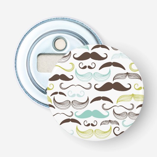 Décapsuleur Motif de moustache, rétro style 2 (Devant)