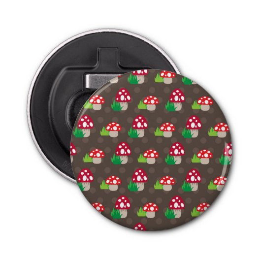 Décapsuleur motif d'enfants de champignon (Devant)