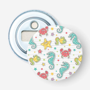 Décapsuleur motif des créatures de mer