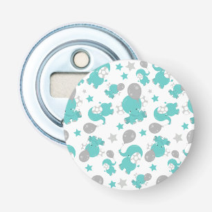 Décapsuleur Motif Des Eléphants Bleus, Eléphants Mignons, Étoi