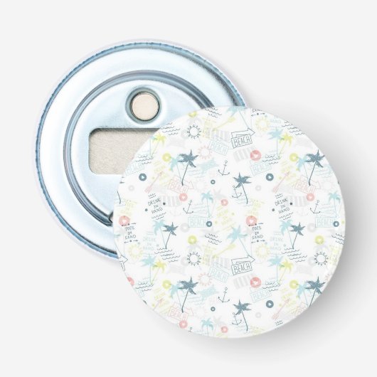 Décapsuleur Motif d'été (Devant)