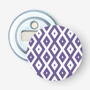 Décapsuleur Motif diamant ultra violet et blanc