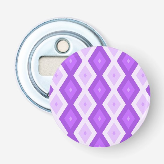 Décapsuleur Motif diamant violet clair (Devant)