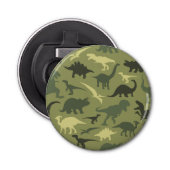 Décapsuleur Motif Dinosaure, Silhouette Dinosaure, Dino Vert (Devant)