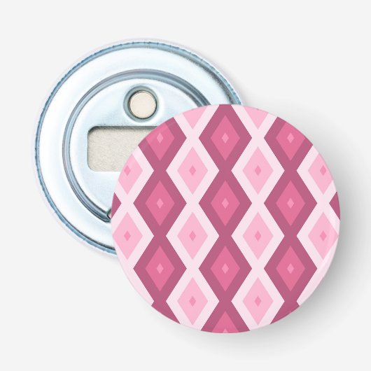 Décapsuleur Motif en diamant rose (Devant)