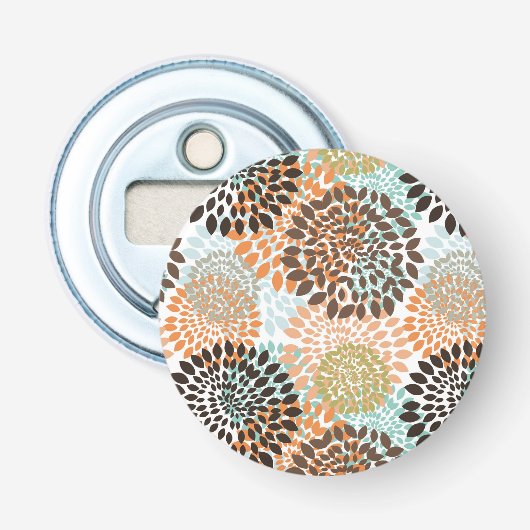 Décapsuleur Motif floral 10 (Devant)