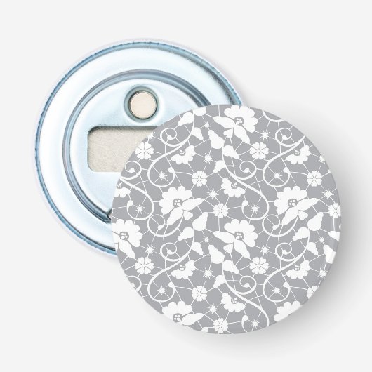 Décapsuleur Motif floral de dentelle (Devant)