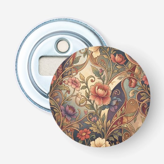 Décapsuleur Motif floral de kimono décoratif (Devant)
