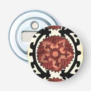 Décapsuleur Motif floral décoratif de style de Suzani