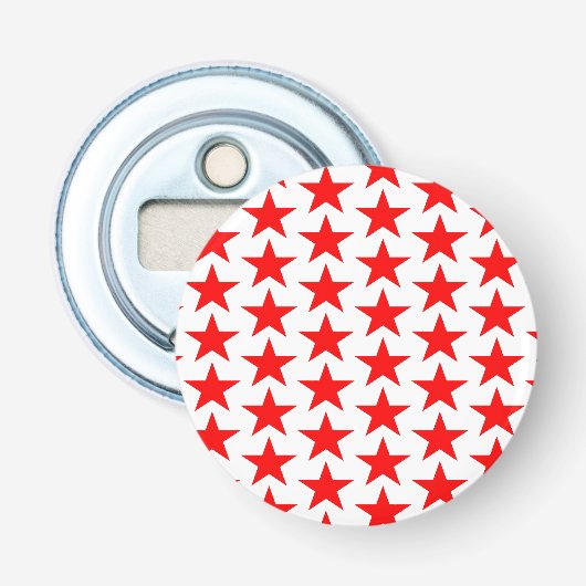 Décapsuleur Motif Little Red Stars (Devant)