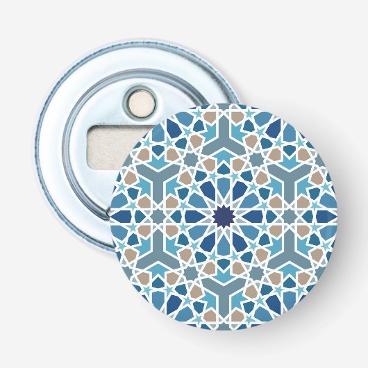 Décapsuleur Motif marocain en carreaux (Devant)