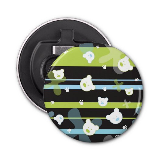 Décapsuleur Motif mignon avec peu d'ours (Devant)