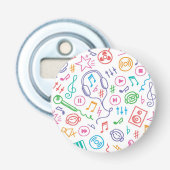 Décapsuleur Motif musical (Devant)