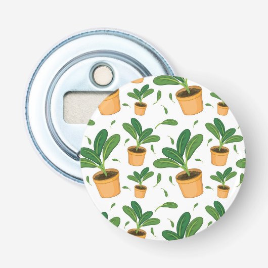 Décapsuleur motif plante (Devant)