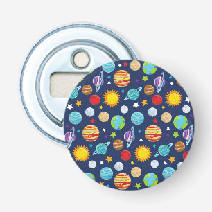 Décapsuleur Motif spatial, Planètes, Étoiles, Cosmos, Galaxie