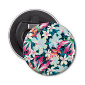 Décapsuleur Motif tropical coloré (Devant)