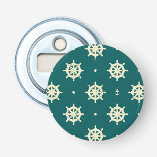 Décapsuleur Motif vintage de roue de bateau