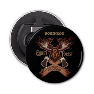 Décapsuleur Motorclub de forêt calme, père vélo Cool personnal