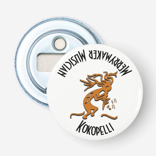 Décapsuleur Musicien de Merrymaker de Kokopelli jouant la (Devant)