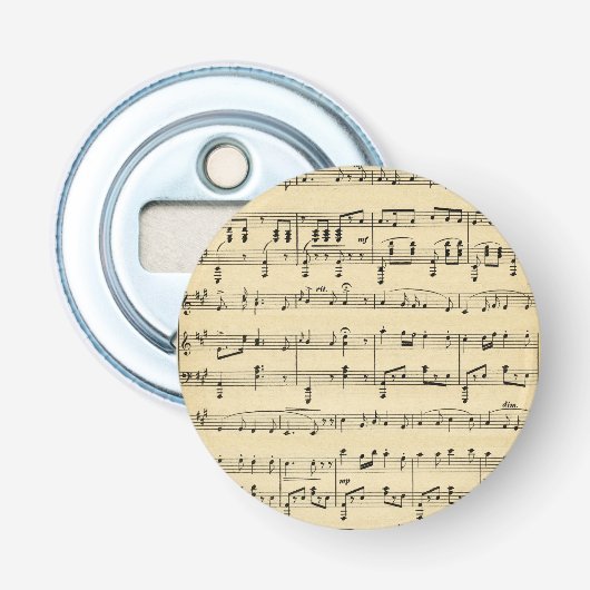 Décapsuleur Musique Antique Sheet (Devant)