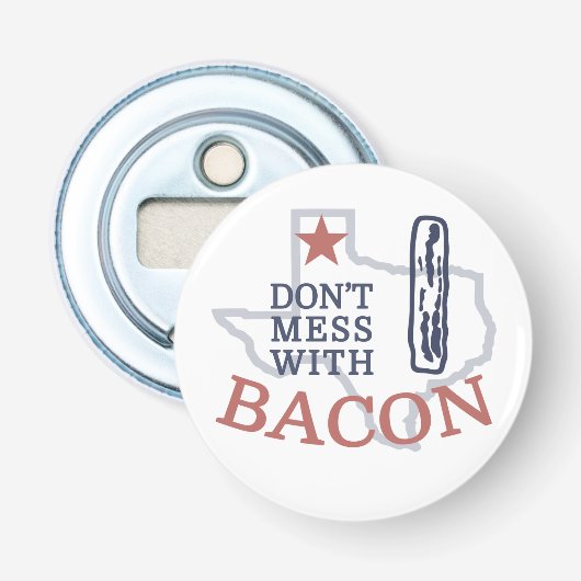 Décapsuleur Ne touchez pas au bacon (Devant)