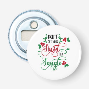 Décapsuleur ne vous mettez pas dans un enchevêtrement de Noël