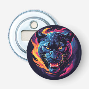 Décapsuleur ⚡ Néon Fureur de la Panthère Lumineuse 🐆 Art Urba