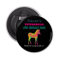 Neon Zebra Baby Animal Funky Cool Anniversaire Mer