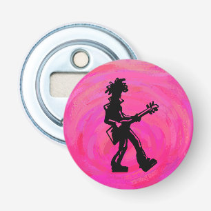 Décapsuleur New York Boogie Nights Guitare Hot Pink